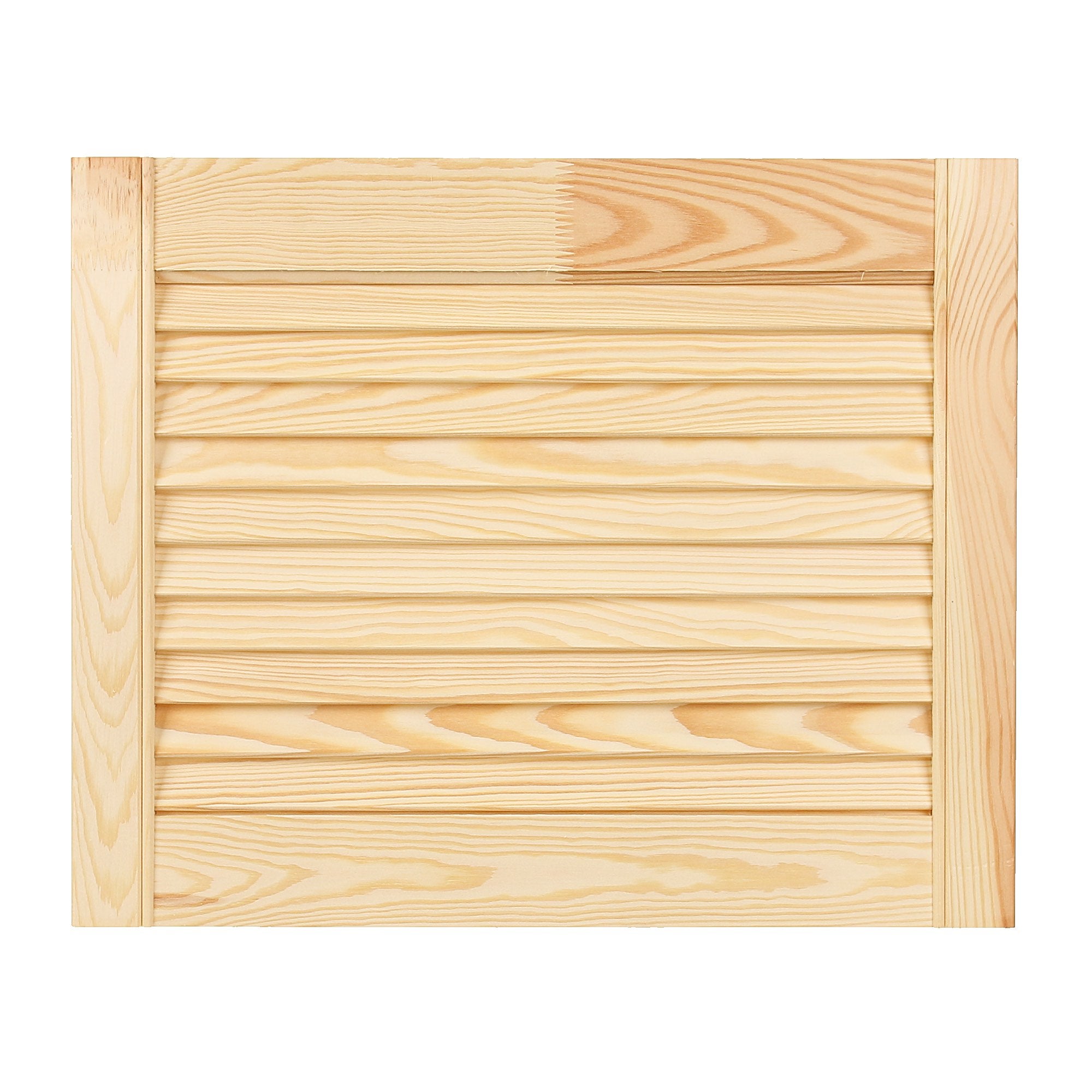 Ușă lamelară din lemn de pin 39.5x49.4cm, mat, pentru dressing