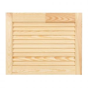 Ușă lamelară din lemn de pin 39.5x49.4cm, mat, pentru dressing image